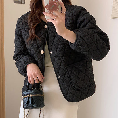 Dames doudoune avec fermeture à boutons pratique et poches latérales Chic und Stil