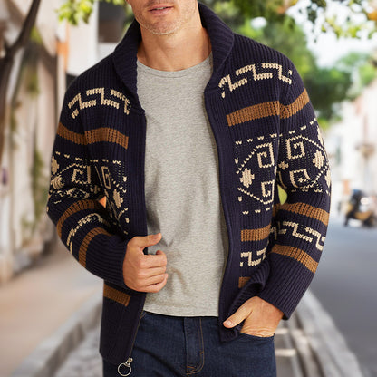 Chic and Style men's knit jacket