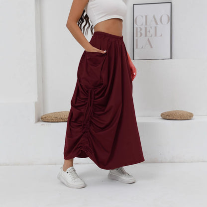 Airy maxi petticoat for women with drawstring and pockets Chic and Style