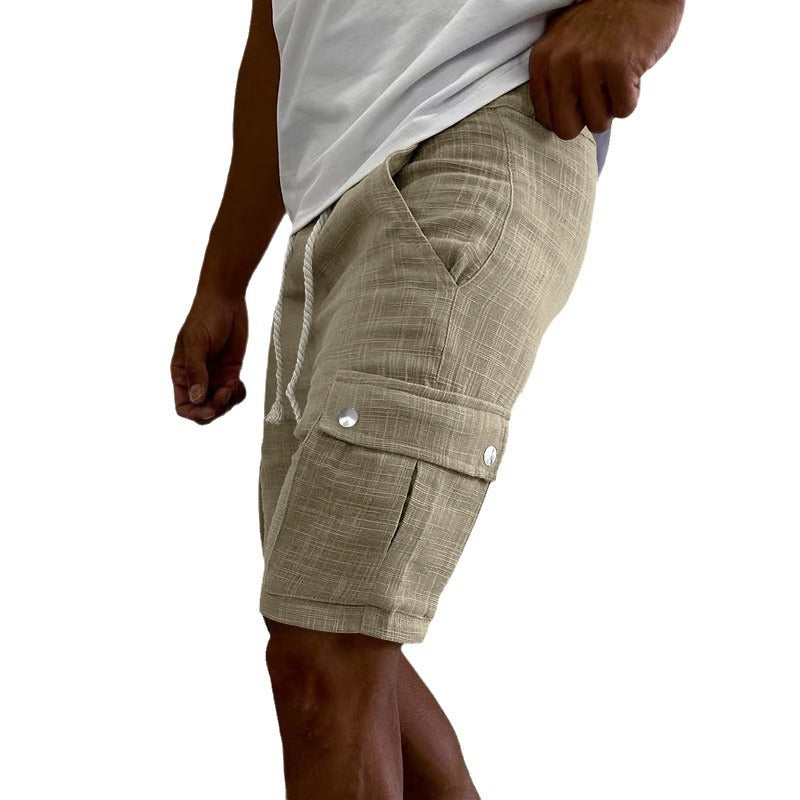 Shorts Cargo pratiques pour hommes avec une taille élastique et des poches polyvalentes Chic und Stil