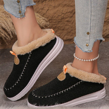 Chaussons moelleux pour femmes avec semelle antidérapante et doublure douillette Chic und Stil