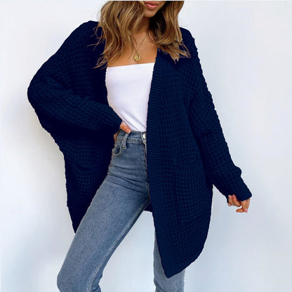 Veste en maille épaisse pour femmes avec coupe décontractée et poches pratiques Chic und Stil