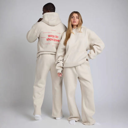 Pull à capuche décontracté pour femmes avec coupe large et poche kangourou Chic und Stil