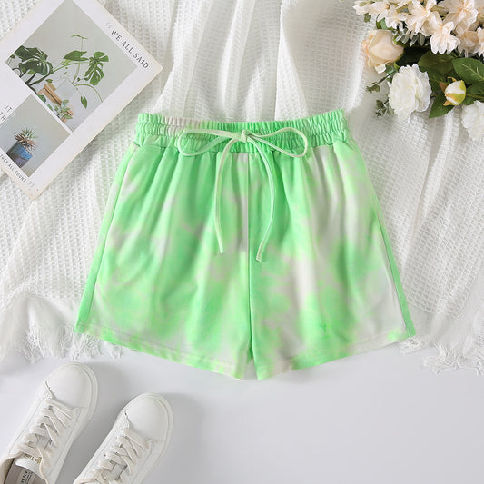 Shorts de sport pour femmes avec taille élastique et cordon de serrage Chic und Stil