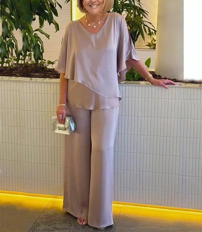 Dames Élégant Jumpsuit Set Chic und Stil