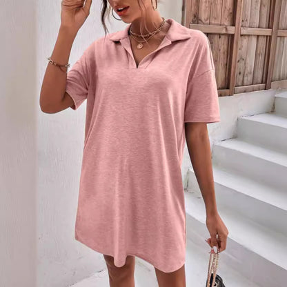 Robe Polo-Shirt pour Femmes Chic und Stil