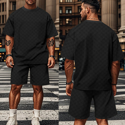 Ensemble décontracté pour hommes avec t-shirt oversize et shorts Chic und Stil