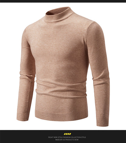 Pull élégant pour hommes avec col montant Chic und Stil