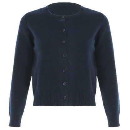 Cardigan douillet pour femmes avec une fine structure tricotée et un design boutonnable Chic und Stil