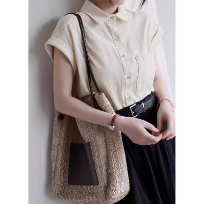 Chemise casual à col pour femmes Chic und Stil