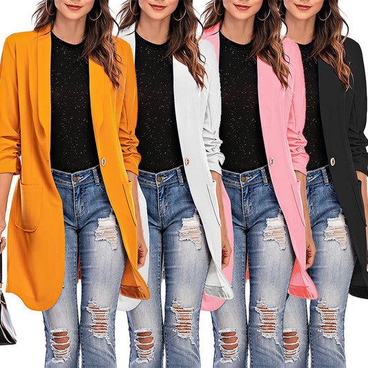 Blazer stretch pour femmes avec une coupe moderne et des poches Chic und Stil