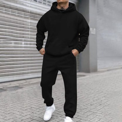 Costume de loisirs confortable pour homme avec coupe oversize et poche kangourou Chic und Stil