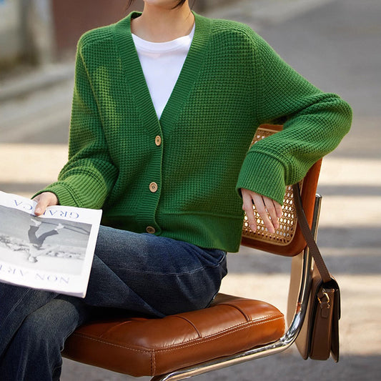 Cardigan en tricot confortable pour femmes Chic und Stil