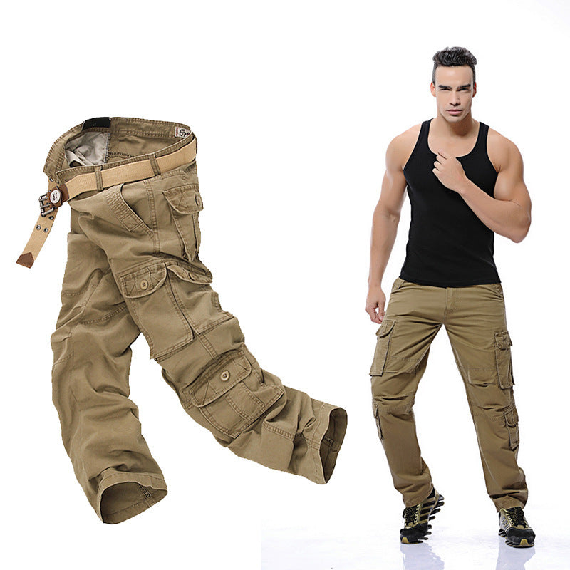 Multifunctional cargo pants for men with adjustable waist and numerous pockets Chic and Style
