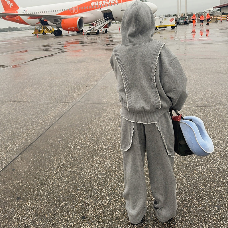 Comfortable lounge pants for women with ruffle details Chic and Style