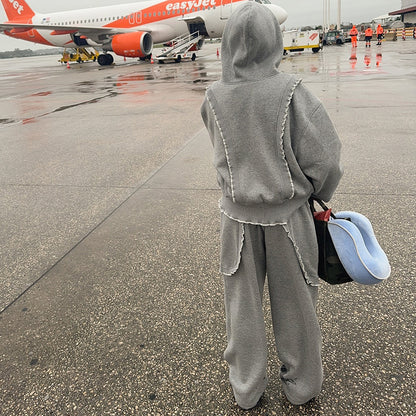 Comfortable lounge pants for women with ruffle details Chic and Style