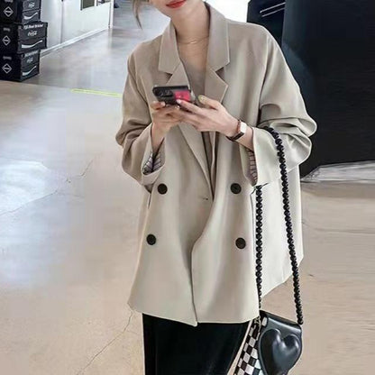 Blazer surdimensionné à détails structurés pour femmes Chic & Stil