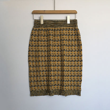 Cardigan femme texturé à ouvert devant avec détail à franges Chic und Stil
