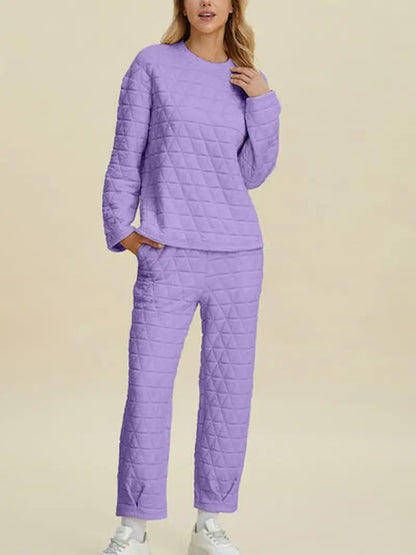 Dames Ensemble de détente matelassé Chic und Stil