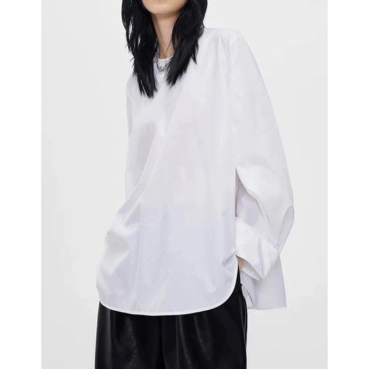 Chemisier asymétrique surdimensionné pour femmes Chic und Stil