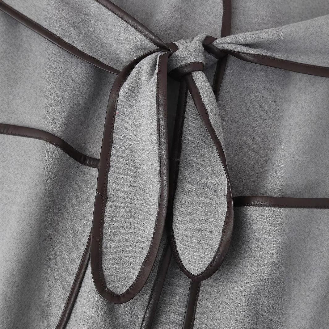 Dames élégante veste à nouer avec poches pratiques Chic und Stil