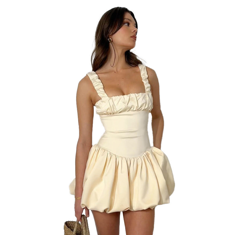 Robe mini à volants pour femmes avec ourlet froncé Chic und Stil