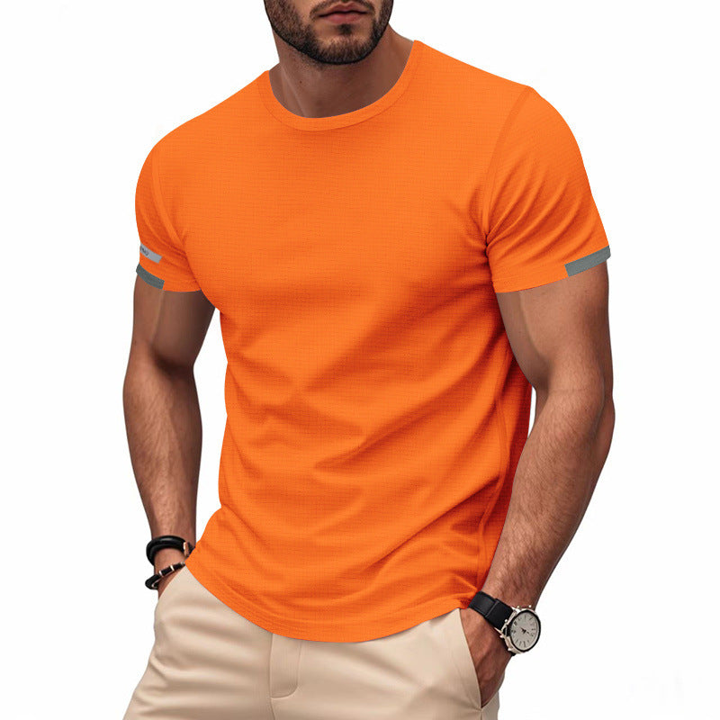 T-shirt fonctionnel sportif pour hommes en matériau mesh respirant Chic und Stil
