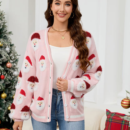 Dame cardigan en tricot de Noël Chic und Stil