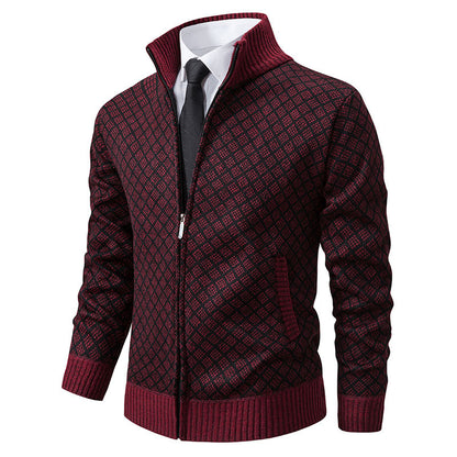 Blazer en tricot élégant pour hommes avec motif texturé Chic und Stil