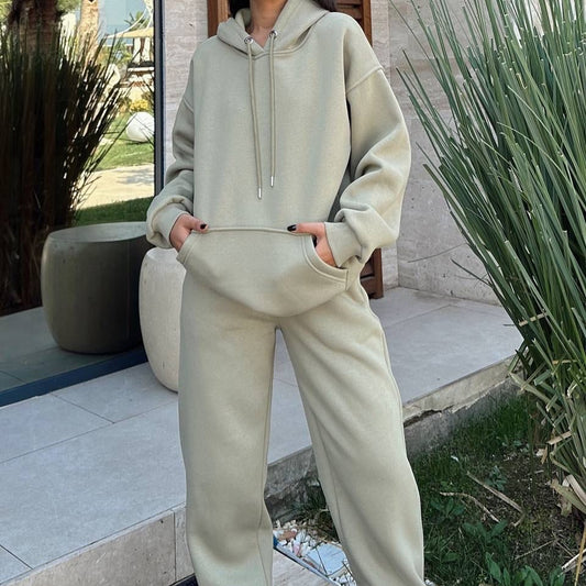 Women's Comfortable Oversized Fleece Hoodie - Chic and Stylish