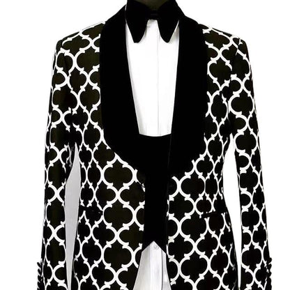 Blazer élégant pour homme avec motif accrocheur Chic und Stil