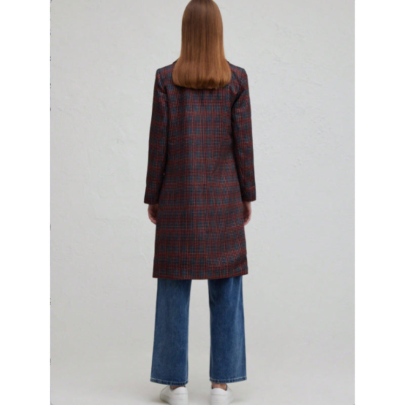 Blazer pour femmes avec motif à carreaux et coupe chic Chic und Stil