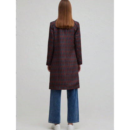 Blazer pour femmes avec motif à carreaux et coupe chic Chic und Stil