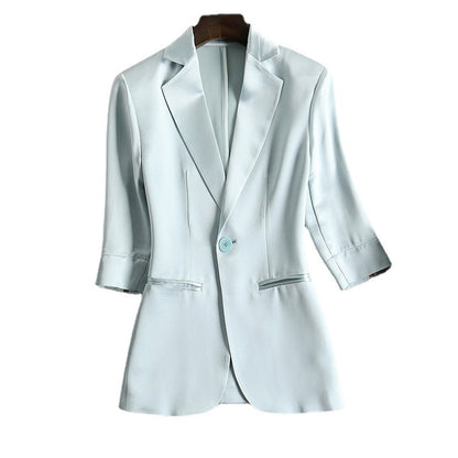 Veste en satin sur mesure pour femmes Chic und Stil