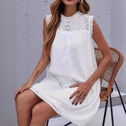 Femmes Robe tunique en dentelle brodée Chic und Stil