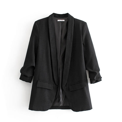 Dames Blazer moderne avec coupe élégante et poches pratiques Chic und Stil