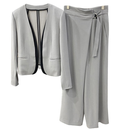 Tailored blazer set for women and wide-leg pants Chic and Style