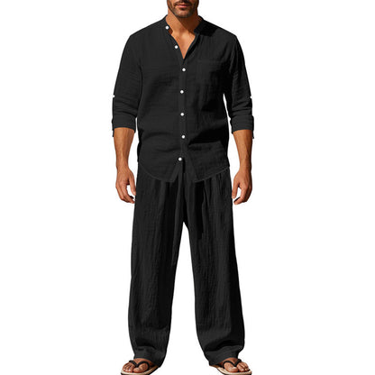 Hommes ensemble complet en lin léger Chic und Stil