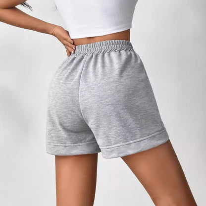 Shorts de sport pour femmes en mélange de coton respirant avec taille élastique Chic und Stil