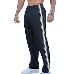 Chic and Style Men's Sport Pants with Side Stripes