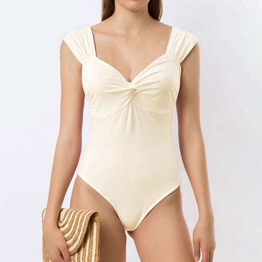 Maillot de bain pour femmes avec une coupe élégante et des détails de bretelles sophistiqués Chic & Stil