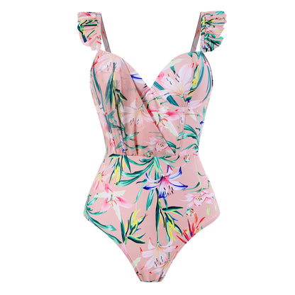 Maillot de bain pour dames avec jupe portefeuille élégante et détails froncés raffinés Chic und Stil