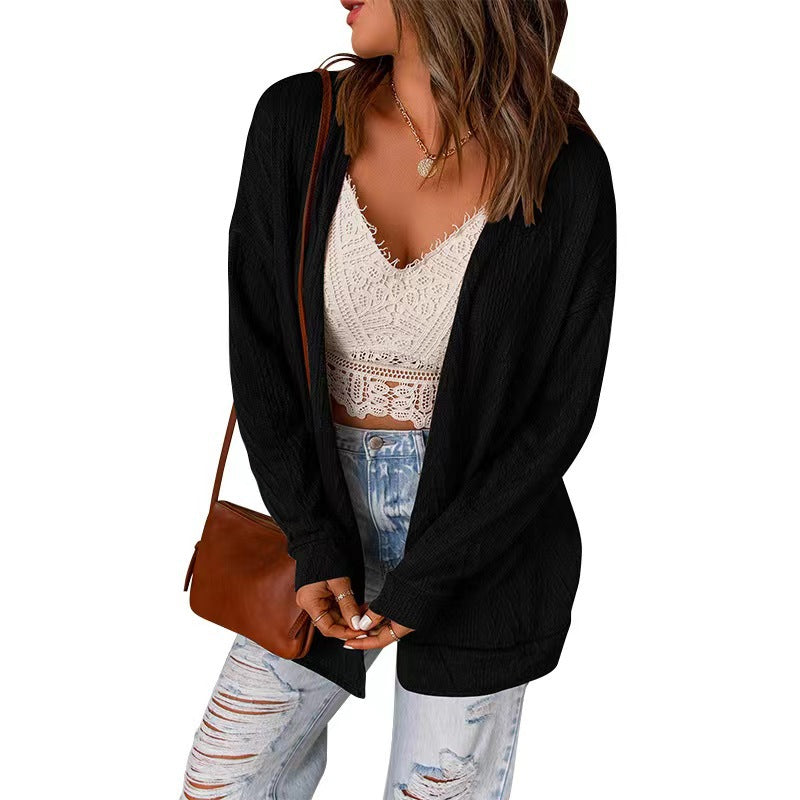Dames décontracté long cardigan Chic und Stil