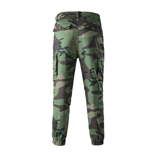 Men's cargo pants with practical side pockets and elastic waistband Chic and Style