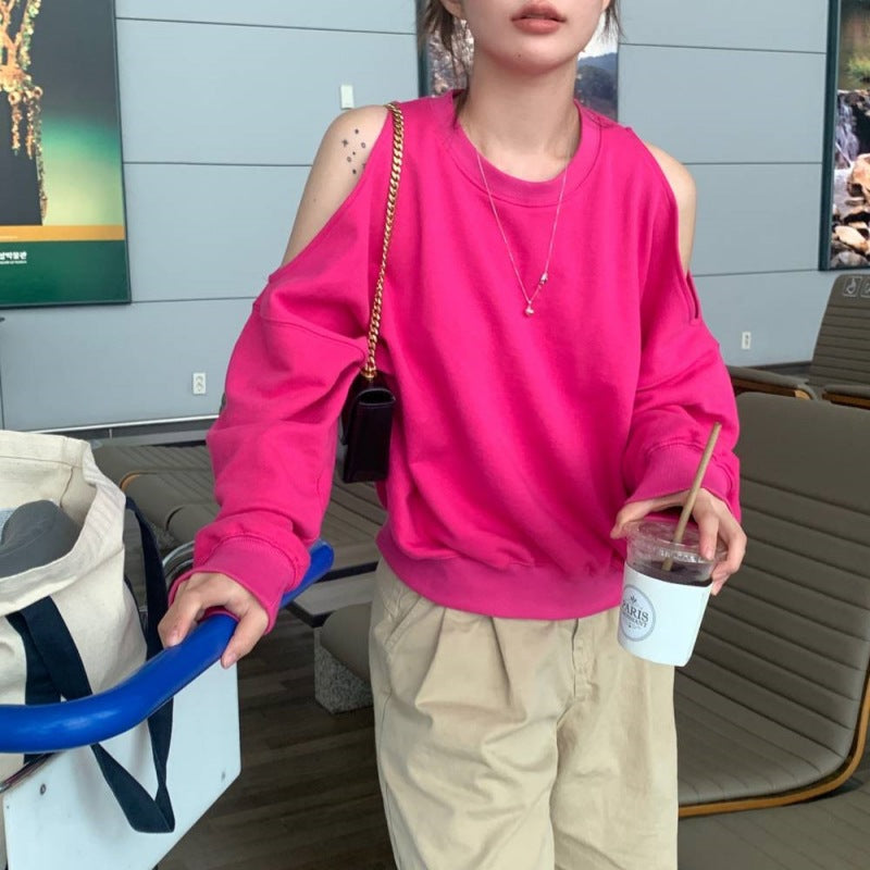 Pull décontracté à découpe pour femmes Chic & Stil