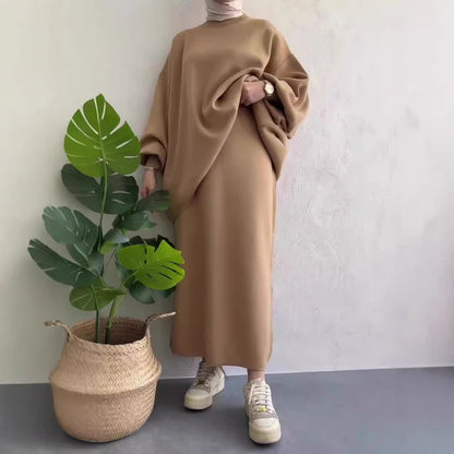 Dames Ensemble de sweat décontracté avec une coupe ample et des poches confortables Chic und Stil