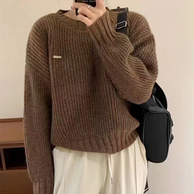 Pull en tricot large pour femme avec coupe décontractée Chic und Stil