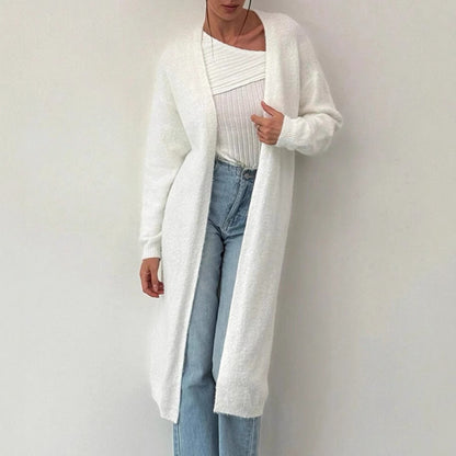 Dames Élégante Long Gilet Chic und Stil