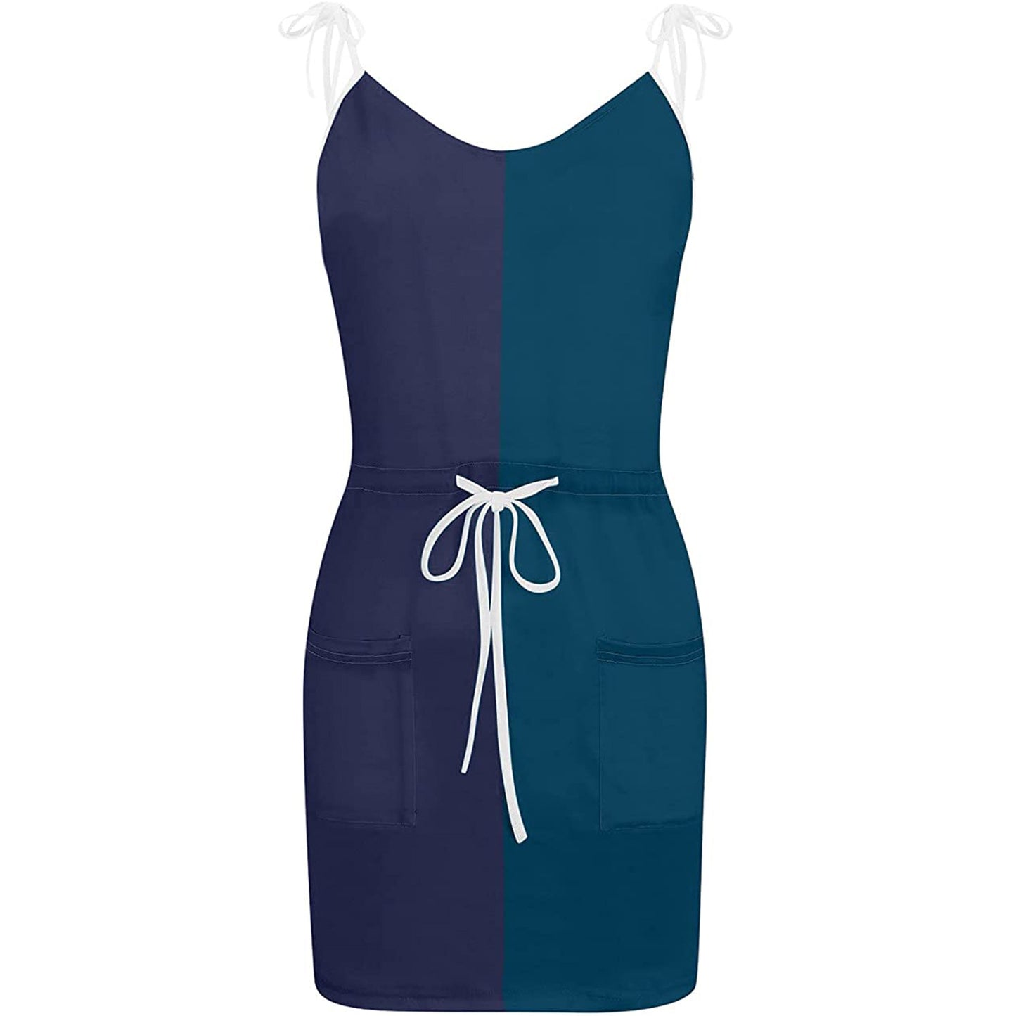 Robe d'été décontractée pour femmes avec des bretelles réglables et des poches pratiques Chic und Stil