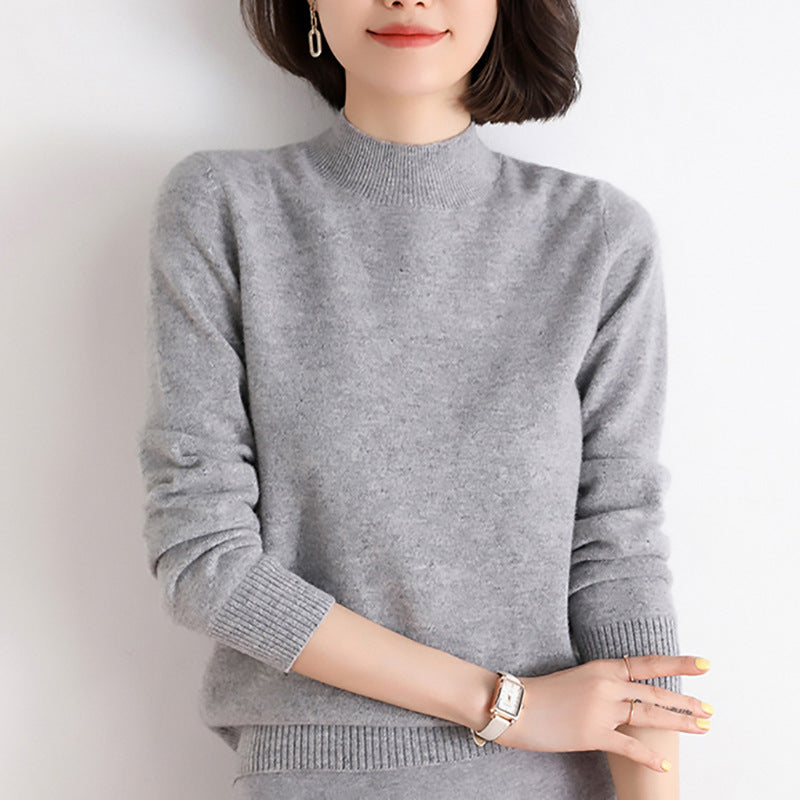 Women’s Soft Knit High-Neck Sweater Chic und Stil